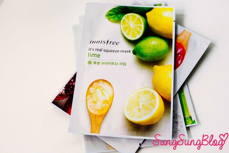 Review : Mask Sheet จาก Innisfree (Part1)