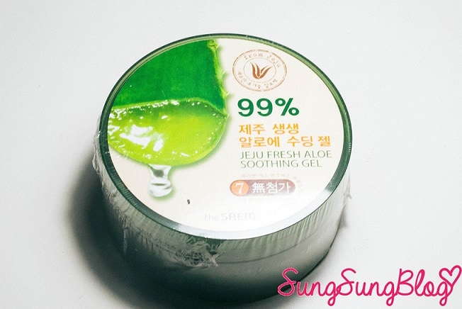 Review: Jeju fresh aloe soothing gel เจลว่านหางจระเข้ออแกนิก 99 % จากเกาะเชจู